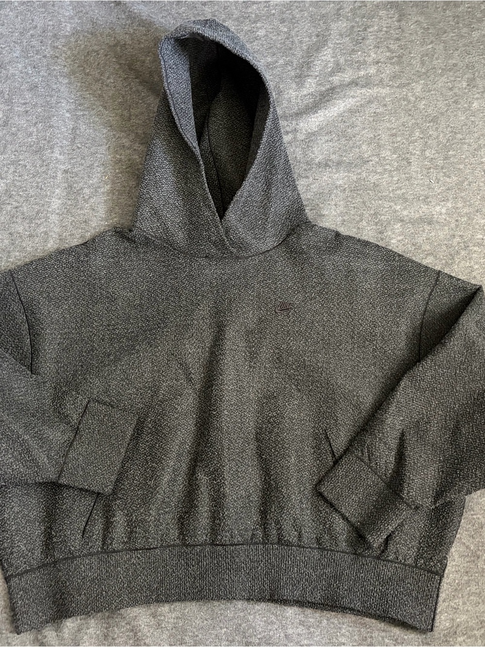 Nike Tech Pack Therma Fit ADV Hoodie Sweatshirt Gray Pullover Mens Size Large